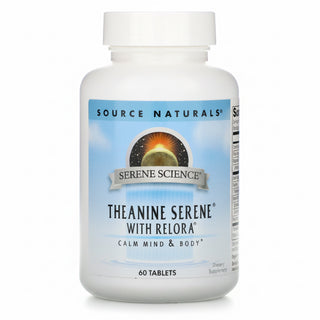 Theanine Serene with Relora, 60 Tablets, Source Naturals, Serene Science - superfoodsnz-jane