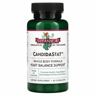 CandidaStat, Yeast Balance Support, 60 Vegan Caps, Vitanica - superfoodsnz-jane