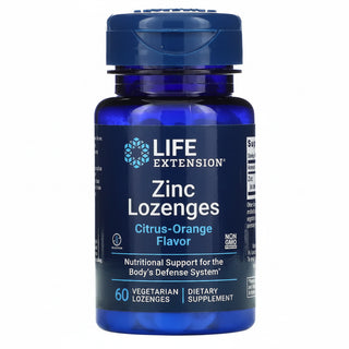 Zinc Lozenges, 60 Veggie Lozenges, Life Extension - superfoodsnz-jane