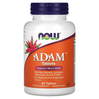 ADAM, Superior Men's Multi, 60 Tablets, Now Foods - superfoodsnz-jane