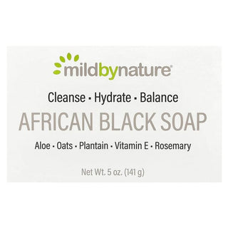 African Black Bar Soap, 5 oz (141 g), Mild By Nature - superfoodsnz-jane