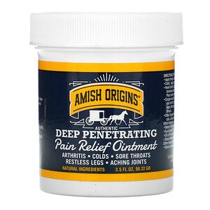 Deep Penetrating, Pain Relief Ointment, 3.5 fl oz (99.22 g), Amish Origins