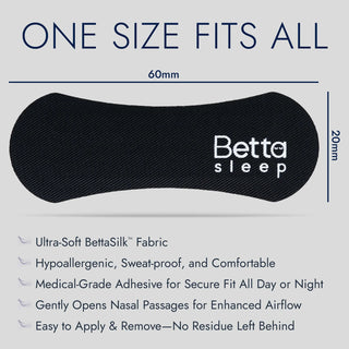 BettaSilk Nasal Strips, 30 Strips, Betta Sleep