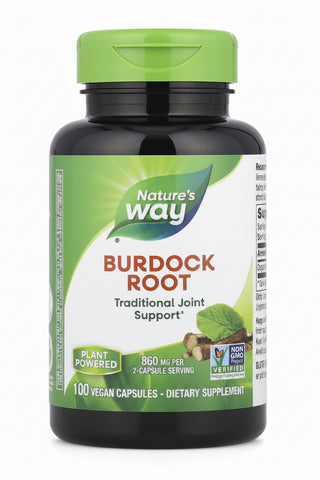 Burdock Root, 475 mg, 100 Veg Capsules, Nature's Way