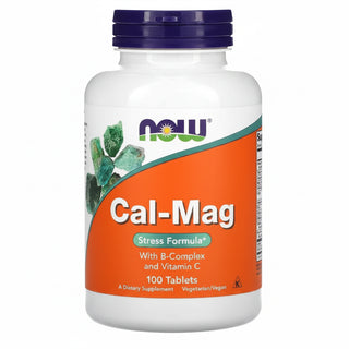 Cal-Mag, Stress Formula, 100 Tablets, Now Foods