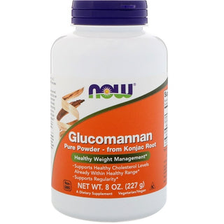 Glucomannan 100% Pure Powder 227g (8 oz) | 2000mg per Serve | Vegan | 113 Servings, Now Foods