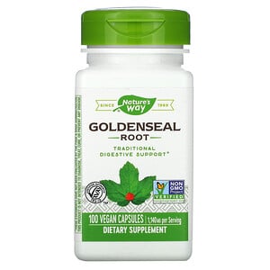 Goldenseal Root, 570 mg, 100 Vegan Capsules, Nature's Way