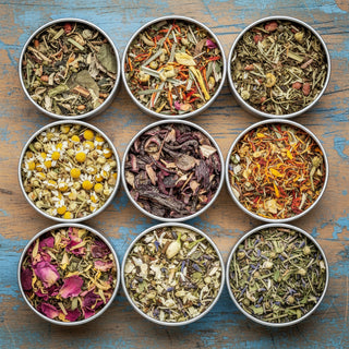 Skullcap & Tart Cherry Green Tea, 90 grams