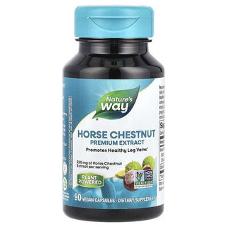 Nature's Way Horse Chestnut Extract 250mg + Calendula 90 Vegan Capsules | TRU-ID Certified - superfoodsnz-jane
