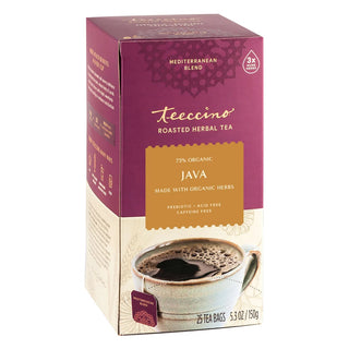 Teeccino ,Java, Medium Roast Herbal Tea, 25 Tea Bags