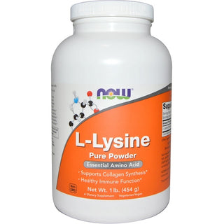 L-Lysine - Available in Powder & Capsules, Now Foods - superfoodsnz-jane