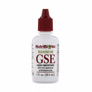 NutriBiotic GSE Maximum Liquid Concentrate 29.5ml | 60% Citricidal Grapefruit Seed Extract - superfoodsnz-jane