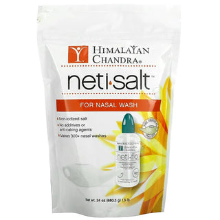 Neti Salt, Salt for Nasal Wash, 1.5 lbs, 680.3 g, Himalayan Institute - superfoodsnz-jane