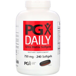 PGX Daily, Ultra Matrix Softgels, 750 mg, 240 Softgels, Natural Factors - superfoodsnz-jane