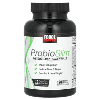 ProbioSlim, Weight Loss Essentials, 120 Vegetable Capsules, Force Factor - superfoodsnz-jane