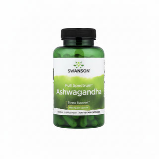 Ashwagandha Full Spectrum 100 Vegan Capsules 450 mg per Capsule, Swanson - superfoodsnz-jane