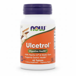 Ulcetrol, Digestive Health, 60 Tablets, Now Foods - superfoodsnz-jane