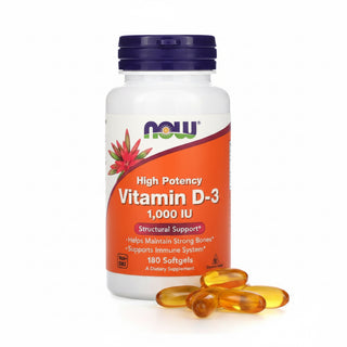 Vitamin D3, 1000 IU, 180 Softgels, Now Foods - superfoodsnz-jane