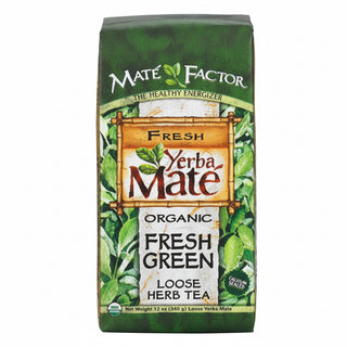 Yerba Mate, Organic, Fresh Green, Loose Herb Tea, Mate Factor - superfoodsnz-jane